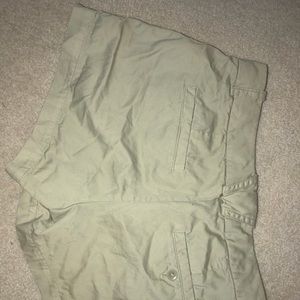 Vintage Thrifted Olive Green Shorts